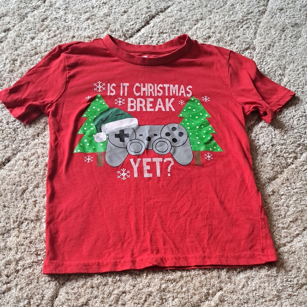 American Dream Red Christmas Gaming Tee